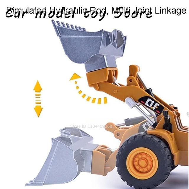 並行輸入品】1:50掘削機除雪車モデル 金属ダイキャスト可動ジョイント
