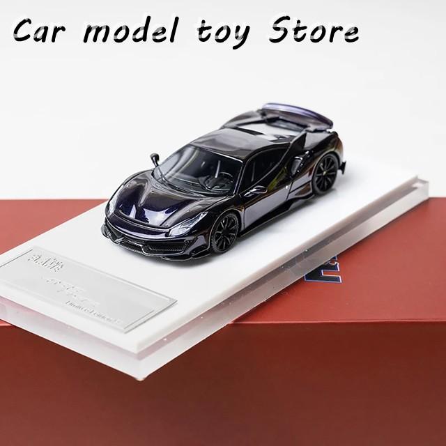 レジン製 1/64 フェラーリ 488ピスタ 並行輸入品】フレイム 1:64 488 ピスタ レジン コレクションカーモデル
