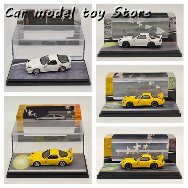ホビージャパン 1/64 マツダ RX-7 FC3S レッドサンズ 頭文字D ホビージャパン 1/64 マツダ RX-7 FD3S RED SUNS/頭文字D VS藤原拓海