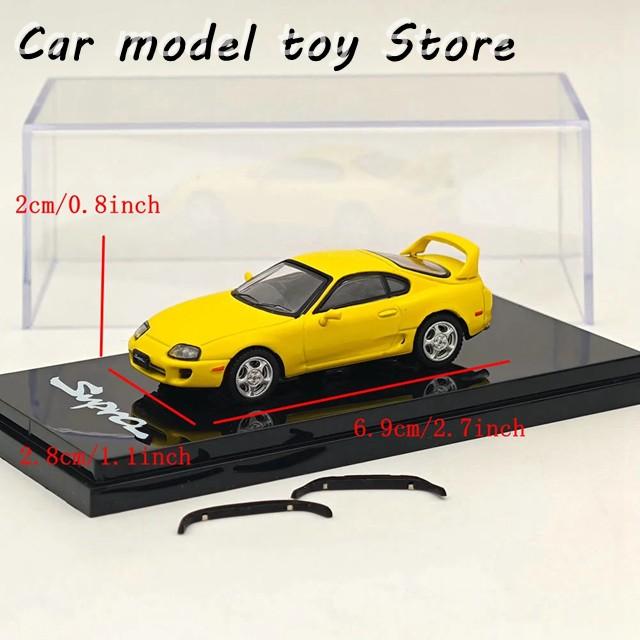 【並行輸入品】ホビージャパン 1/64 スープラ RZ JZA80 カスタム仕様 アクティブスポイラーパーツ付き ダイキャストモデルカー コレクション オートトイの画像