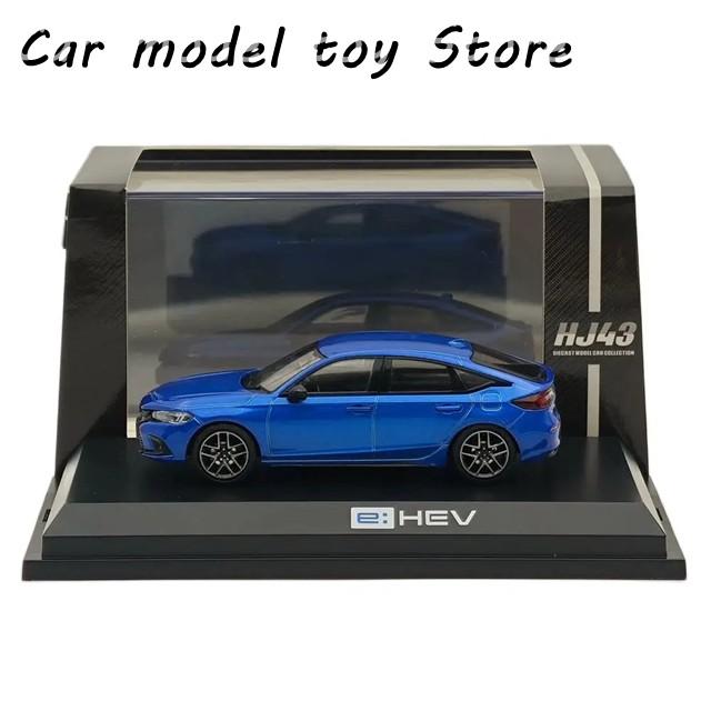 【並行輸入品】ホビージャパン 1/43スケール FL4 E:HEV クリスタルブルーメタリック HJ433003BL ダイキャストモデルカー 限定コレクション オートトイズの画像