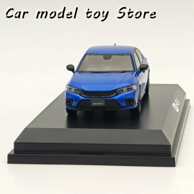 【並行輸入品】ホビージャパン 1/43スケール FL4 E:HEV クリスタルブルーメタリック HJ433003BL ダイキャストモデルカー 限定コレクション オートトイズの画像