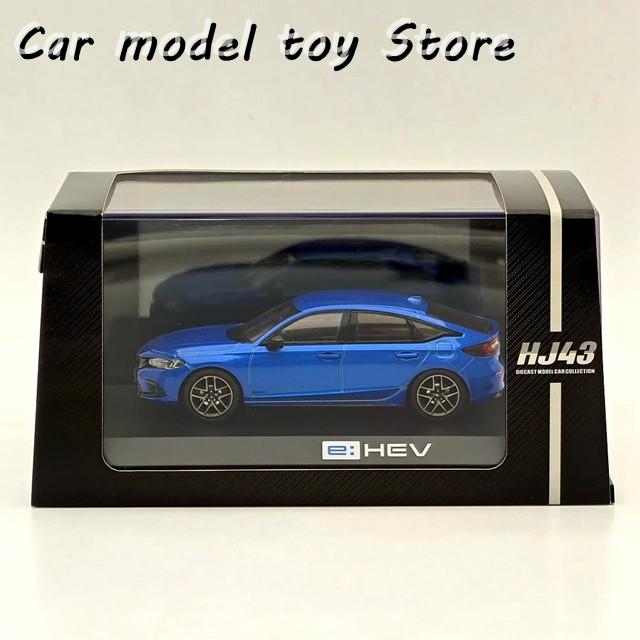 【並行輸入品】ホビージャパン 1/43スケール FL4 E:HEV クリスタルブルーメタリック HJ433003BL ダイキャストモデルカー 限定コレクション オートトイズの画像