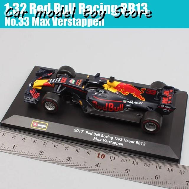 【並行輸入品】1/32 スケール BBURAGO レッドブルレーサー RB13 #33 マックス フェルスタッペン ダイキャスト＆ 車両 モデル アクリルボックスの画像
