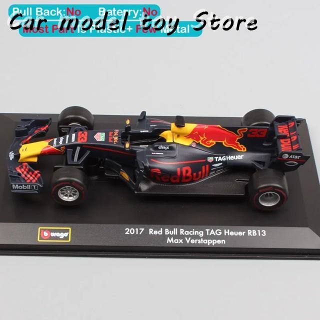 【並行輸入品】1/32 スケール BBURAGO レッドブルレーサー RB13 #33 マックス フェルスタッペン ダイキャスト＆ 車両 モデル アクリルボックスの画像