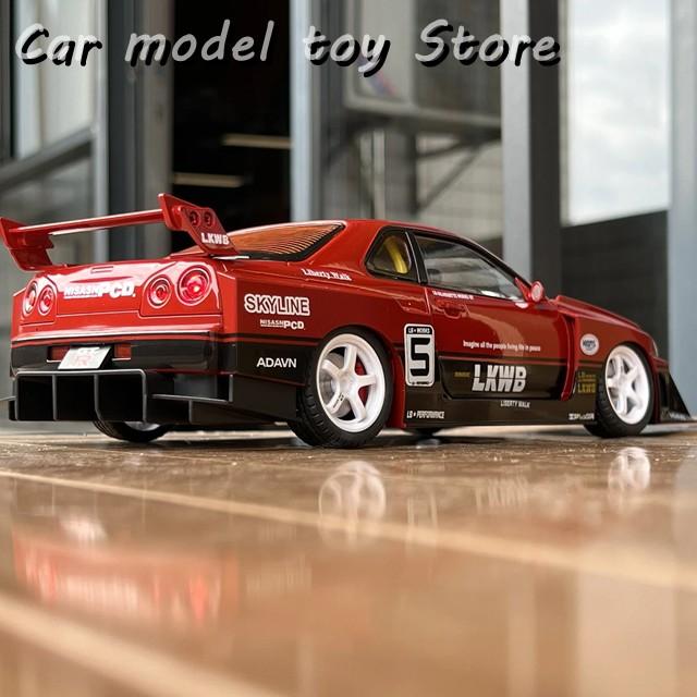並行輸入品】日産 JDM 1:18 GTR スカイライン S15 スポーツカー 合金