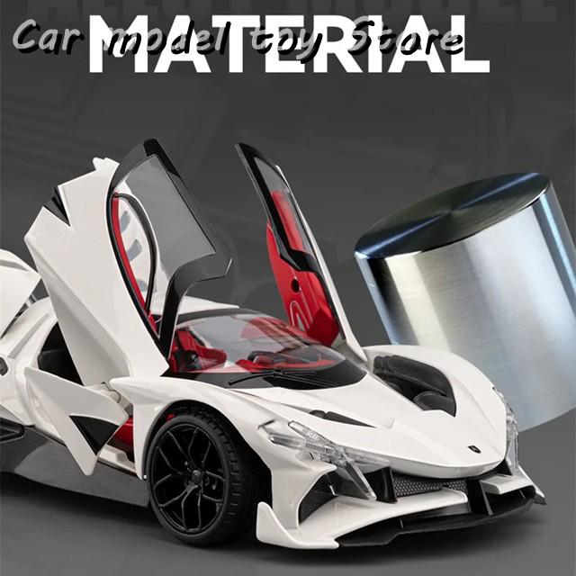 並行輸入品】1:18 アポロプロジェクト EVO 合金スポーツカーモデル