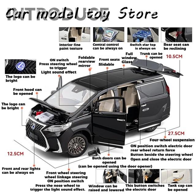並行輸入品】レクサス 1:18 LM300 電動ドア MPV 合金金属ダイキャスト