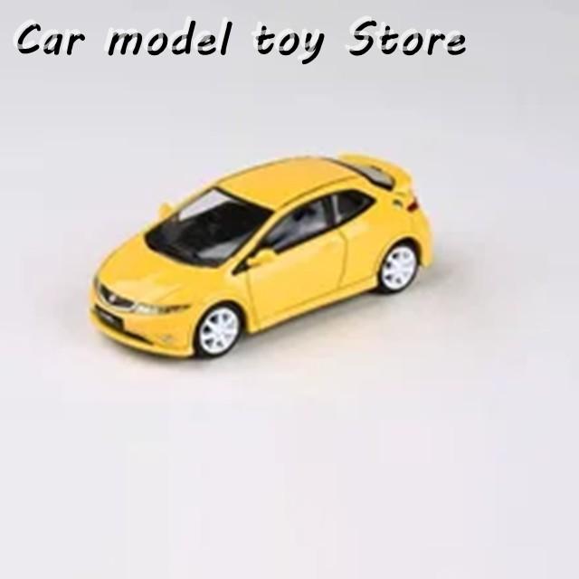 【並行輸入品】ダイキャスト 1/64スケール シビックタイプR FN2 合金カーモデル 大人 ボーイ グッズ 記念品 贈り物 静電完成品 置物の画像