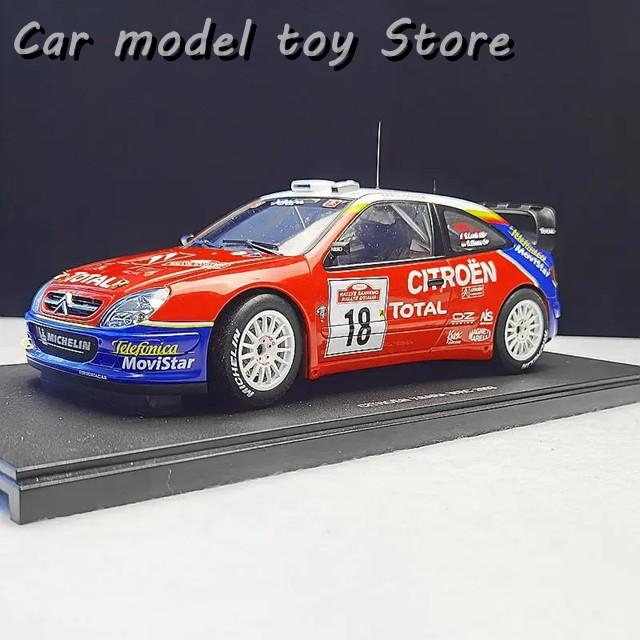 絶版未展示品 オートアート 1/18 シトロエン C4 WRC 並行輸入品】AUTOART 1/18スケール シトロエン C4 セナ WRC 18#合金