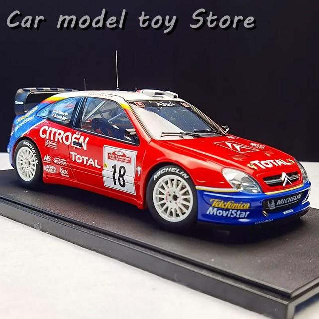 並行輸入品】AUTOART 1/18スケール シトロエン C4 セナ WRC 18#合金