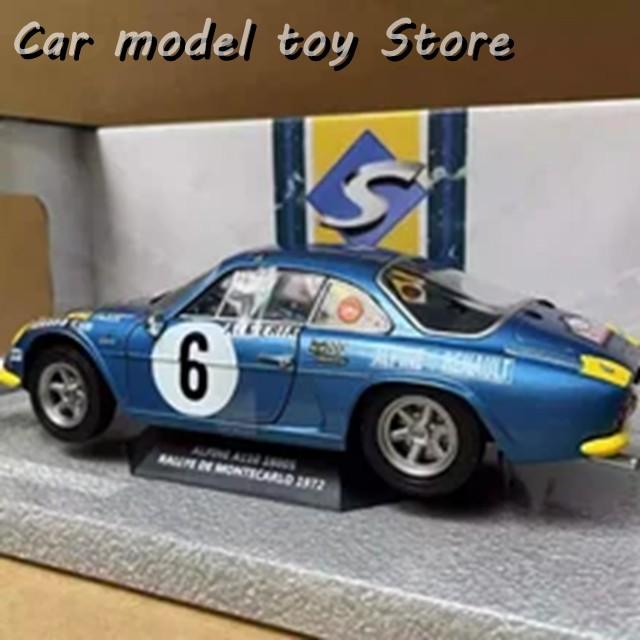 並行輸入品】SOLIDO 1/18 ALPINE A110 1600 #6 1972 合金 レーシング