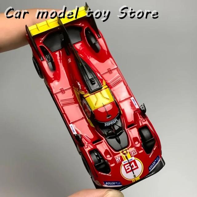並行輸入品 BBURAGO 1:64 FERRARI 499P LE MANS 2025 #83 #51 ALLOY