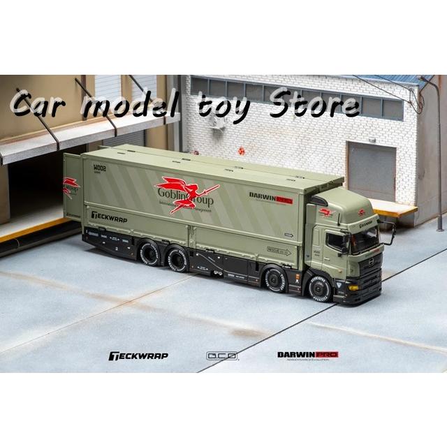 並行輸入品 在庫あり GCD TECKWRAP DARWINPRO 1:64 HINO 700 CONTAINER