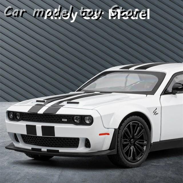 並行輸入品】1:24ダッジチャレンジャーSRTヘルキャットカーモデルダイ
