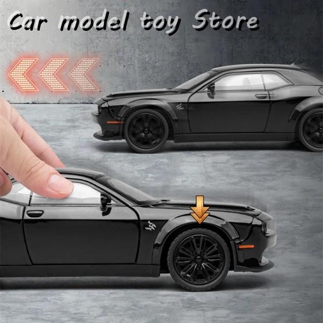 並行輸入品】1:24ダッジチャレンジャーSRTヘルキャットカーモデルダイ