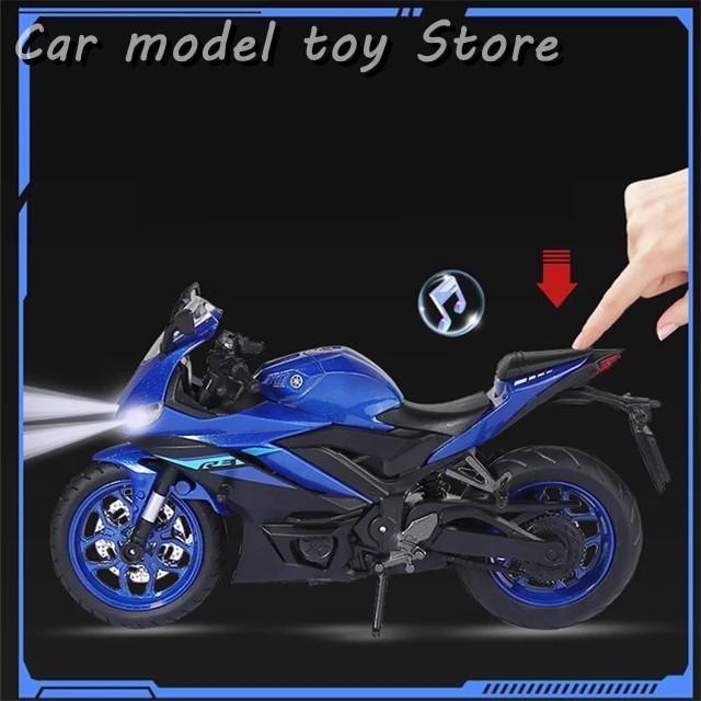 並行輸入品 1:12ヤマハYZF-R3 R3レーシングバイクモデルダイキャスト