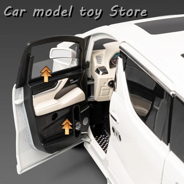 並行輸入品 ビッグサイズ1/18トヨタアルファードMPVカーモデルダイ