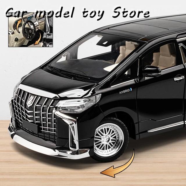 アルファード 1/18 自動車模型 並行輸入品 ビッグサイズ1/18トヨタアルファードMPVカーモデルダイ