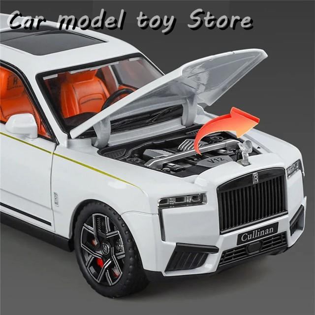 並行輸入品 1/24 2025ロールスロイスSUVカリナン車模型ダイキャストの