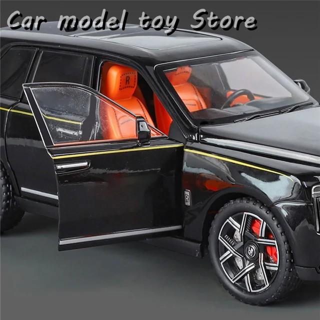 並行輸入品 1/24 2025ロールスロイスSUVカリナン車模型ダイキャストの
