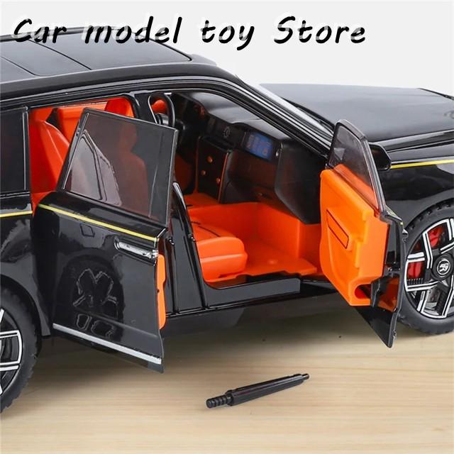 並行輸入品 1/24 2025ロールスロイスSUVカリナン車模型ダイキャストの