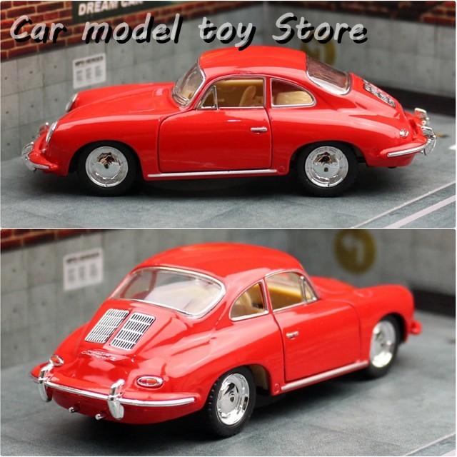 並行輸入品 KINSMART の模型 1/32 ポルシェ 356 B カレラ 2 クラシック