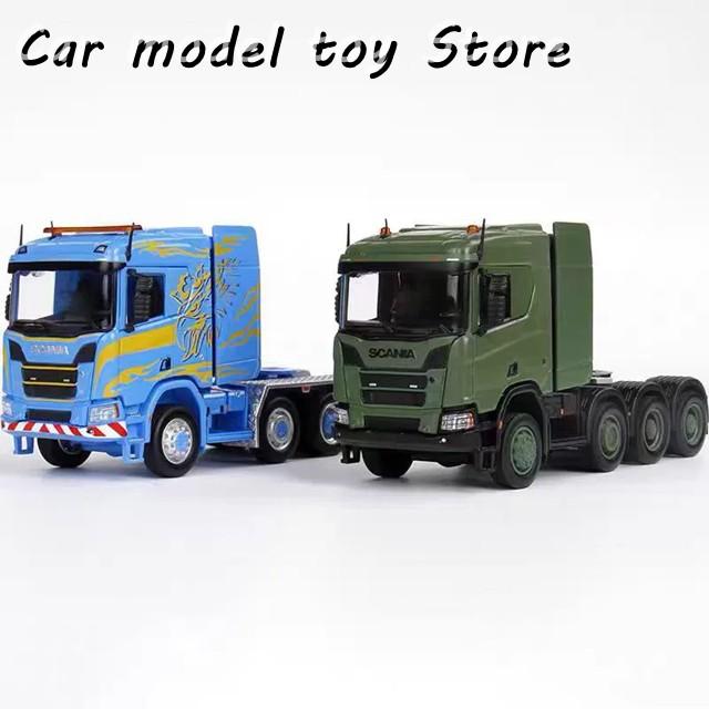 並行輸入品 1/64スケール 8軸セミロートレーラー シミュレーション