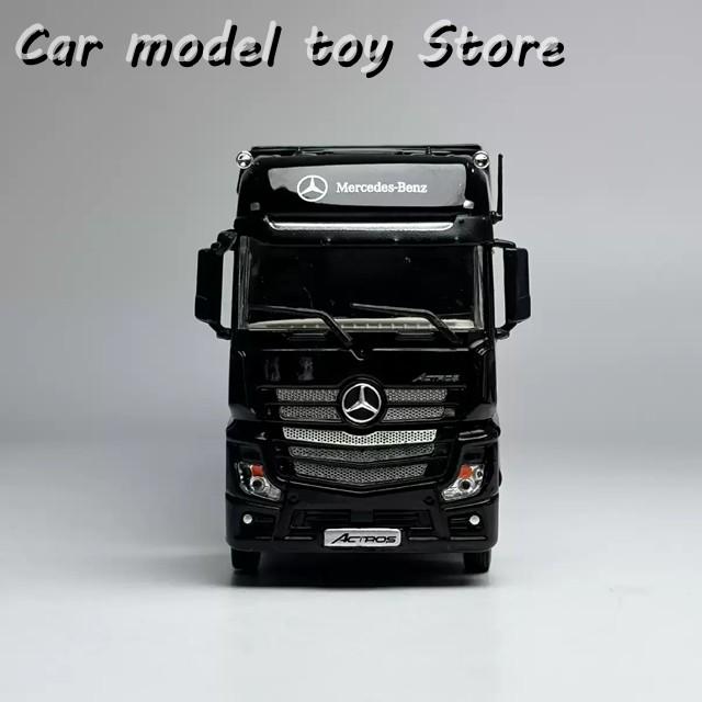 1:64 メルセデス・アクトロス ダブルデッキ輸送トレーラー 合金ローラーモデル 並行輸入品 ダイキャストTIMEMICRO PERKA TM 1:64スケール メルセデス