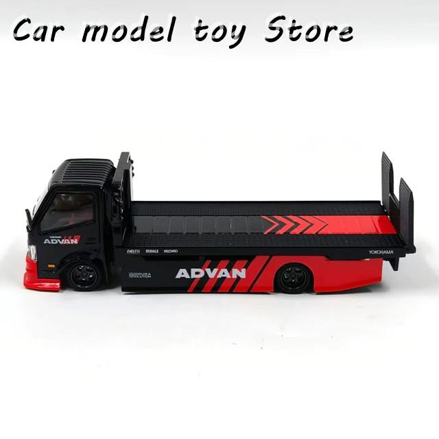 並行輸入品 ダイキャスト TM 1:64スケール H300平トラック トレーラー