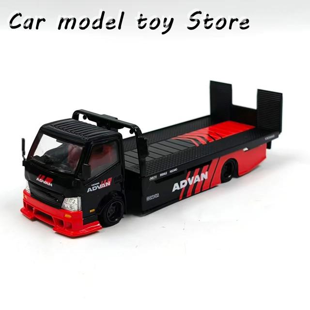 並行輸入品 ダイキャスト TM 1:64スケール H300平トラック トレーラー