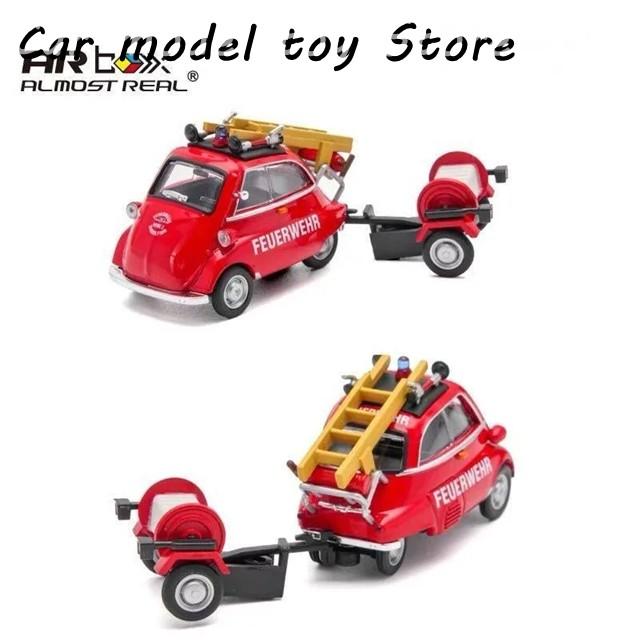 並行輸入品 ダイキャスト 1:64スケール ARBOX BMW ISETTA 消防車セット