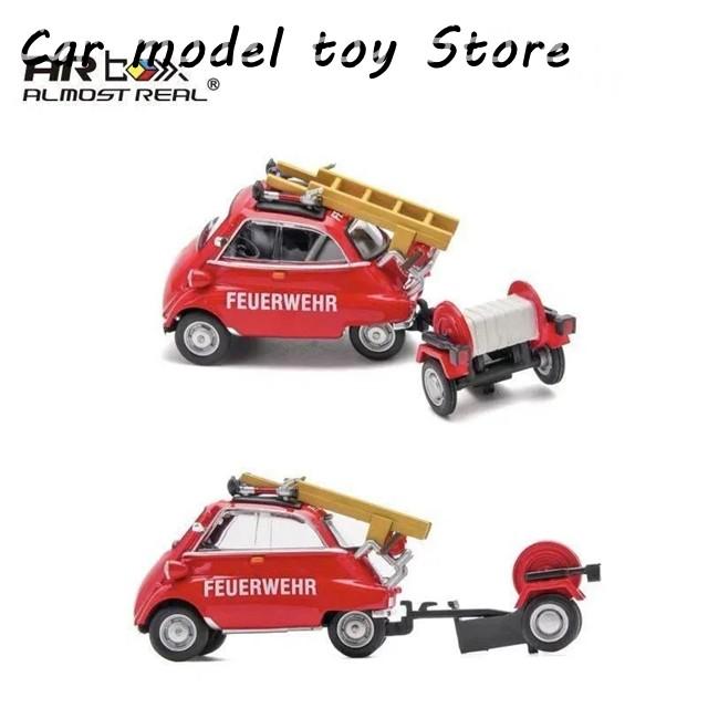 並行輸入品 ダイキャスト 1:64スケール ARBOX BMW ISETTA 消防車セット