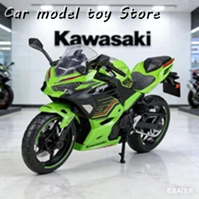 並行輸入品】1/12カワサキニンジャ400ダイキャストバイクモデルの