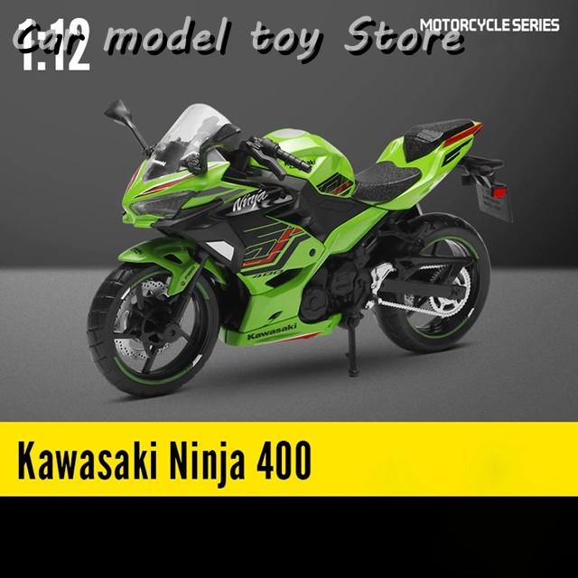 並行輸入品】1/12カワサキニンジャ400ダイキャストバイクモデルの