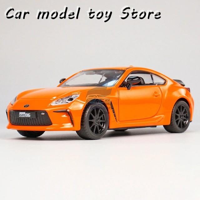 並行輸入品 1:28トヨタGR86トヨタ86カーモデル音と光プルバック子供の