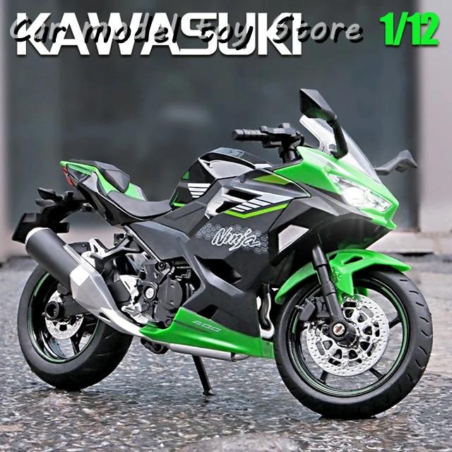 並行輸入品 1:12カワサキNINJA 400ダイキャストオートバイモデル車両