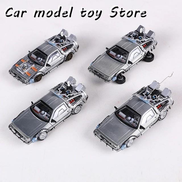 並行輸入品 MJ 1:64 デロリアン DMC I II III バック