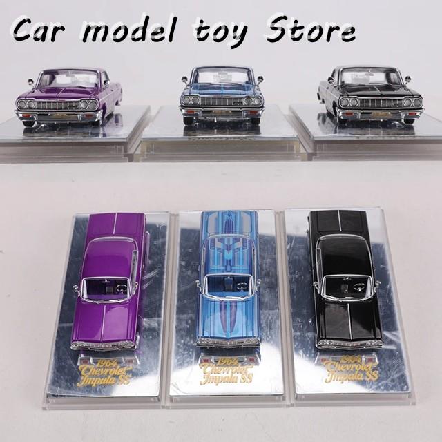並行輸入品 97M 1:64 シボレー インパラ ローライダー モデルカー