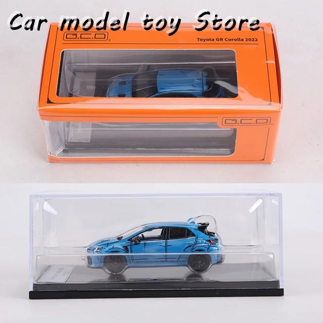 並行輸入品 GCD 1:64 GRカローラ ブルーコミックバージョン モデルカー