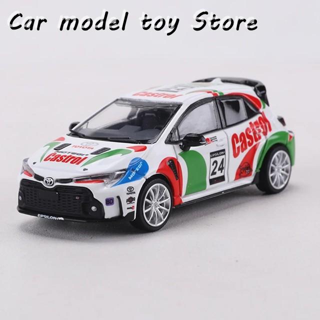 海外生産 GRカローラ 2022 ラリー 仕様 1/64 ミニカー 並行輸入品 OW 1:64 GRカローラ2022 ダイキャスト製カーモデル玩具