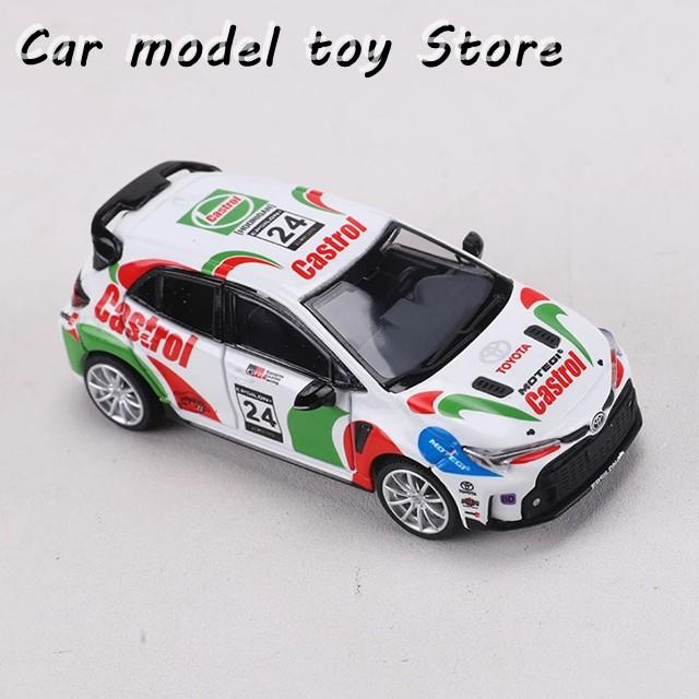 並行輸入品 OW 1:64 GRカローラ2022 ダイキャスト製カーモデル玩具
