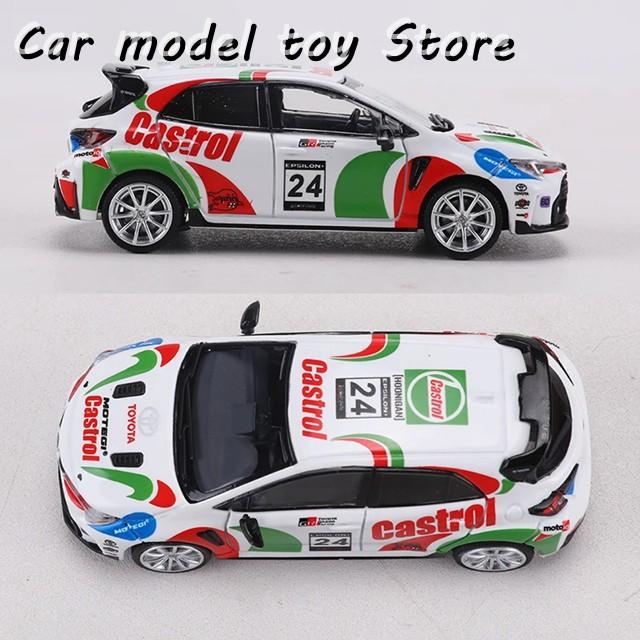 並行輸入品 OW 1:64 GRカローラ2022 ダイキャスト製カーモデル玩具