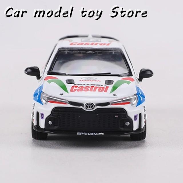 並行輸入品 OW 1:64 GRカローラ2022 ダイキャスト製カーモデル玩具