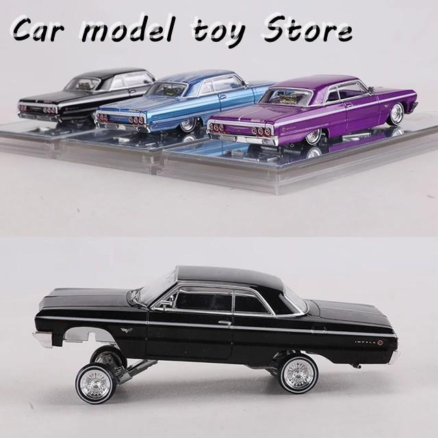 並行輸入品 97M 1:64 シボレー インパラ ローライダー モデルカー