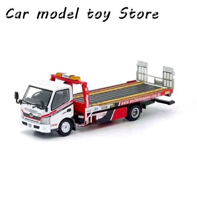並行輸入品 ユニークなモデル1:64モデルカーHKS日野300レッカー車遊び