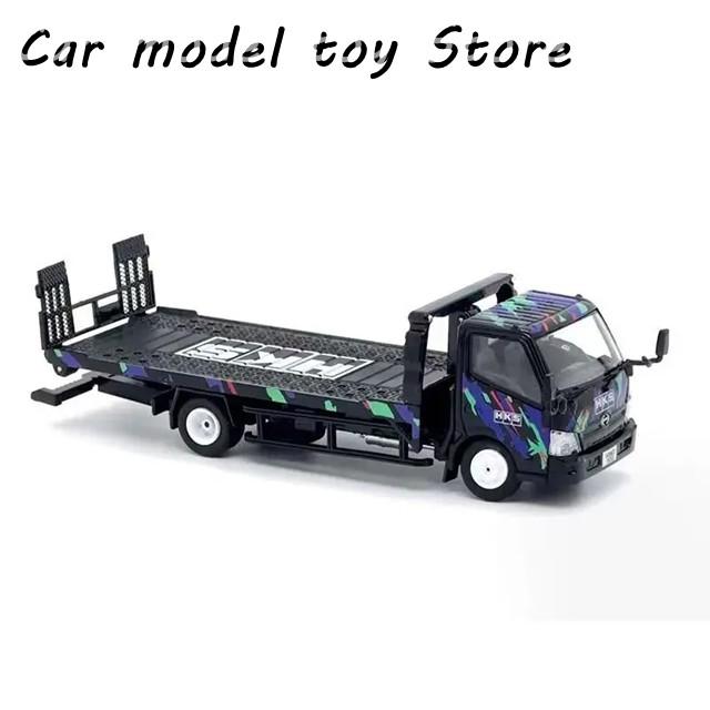 並行輸入品 ユニークなモデル1:64モデルカーHKS日野300レッカー車遊び