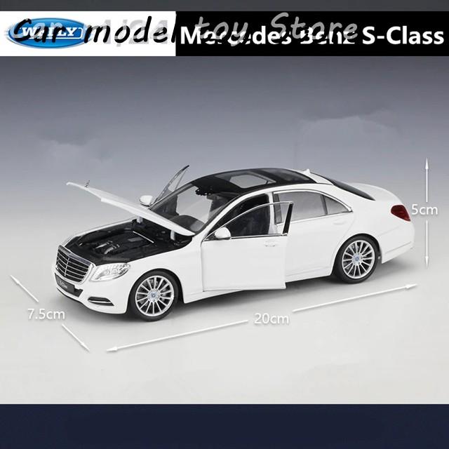 並行輸入品】ウェリー1:24メルセデスベンツSクラスS500カーモデルダイ