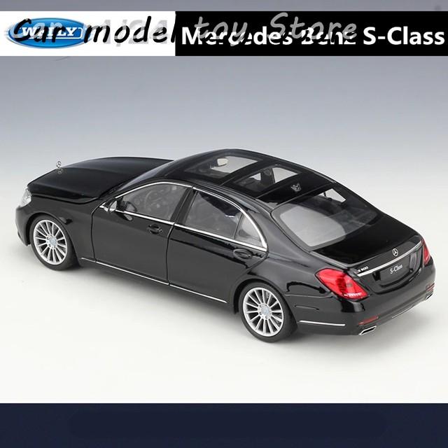 並行輸入品】ウェリー1:24メルセデスベンツSクラスS500カーモデルダイ