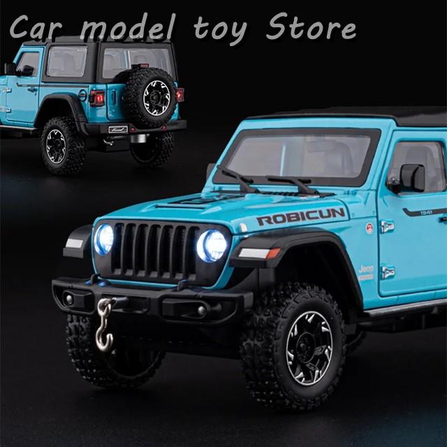 並行輸入品】1:24ジープラングラールビコンカーモデルシミュレーション